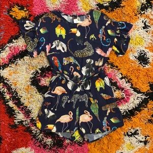 H&M x Kate Morgan Studio Animal Print Romper, 8/9